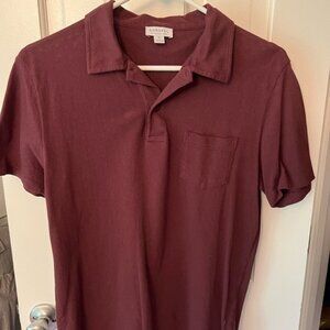 Sunspel Riviera Polo shirt - Port Red